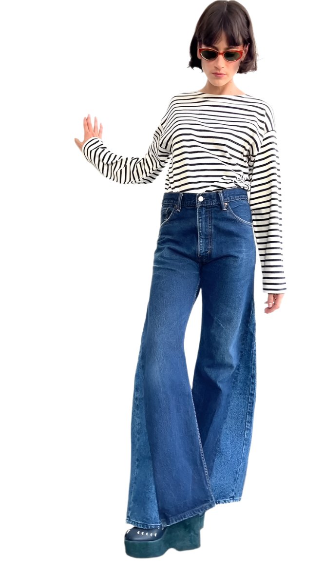 Repurposed Wide Leg Jean